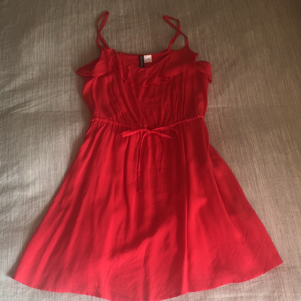 Women’s red Divided by H&M dress (us 6)